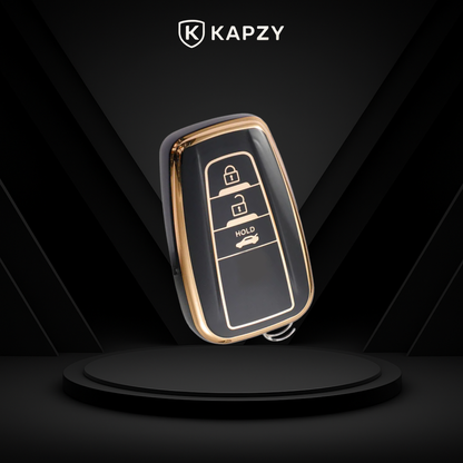 Case for Toyota Prius, Camry, Corolla, RAV4, Etios, Yaris, Hillux, Sw4 (3 Buttons)- Kapzy