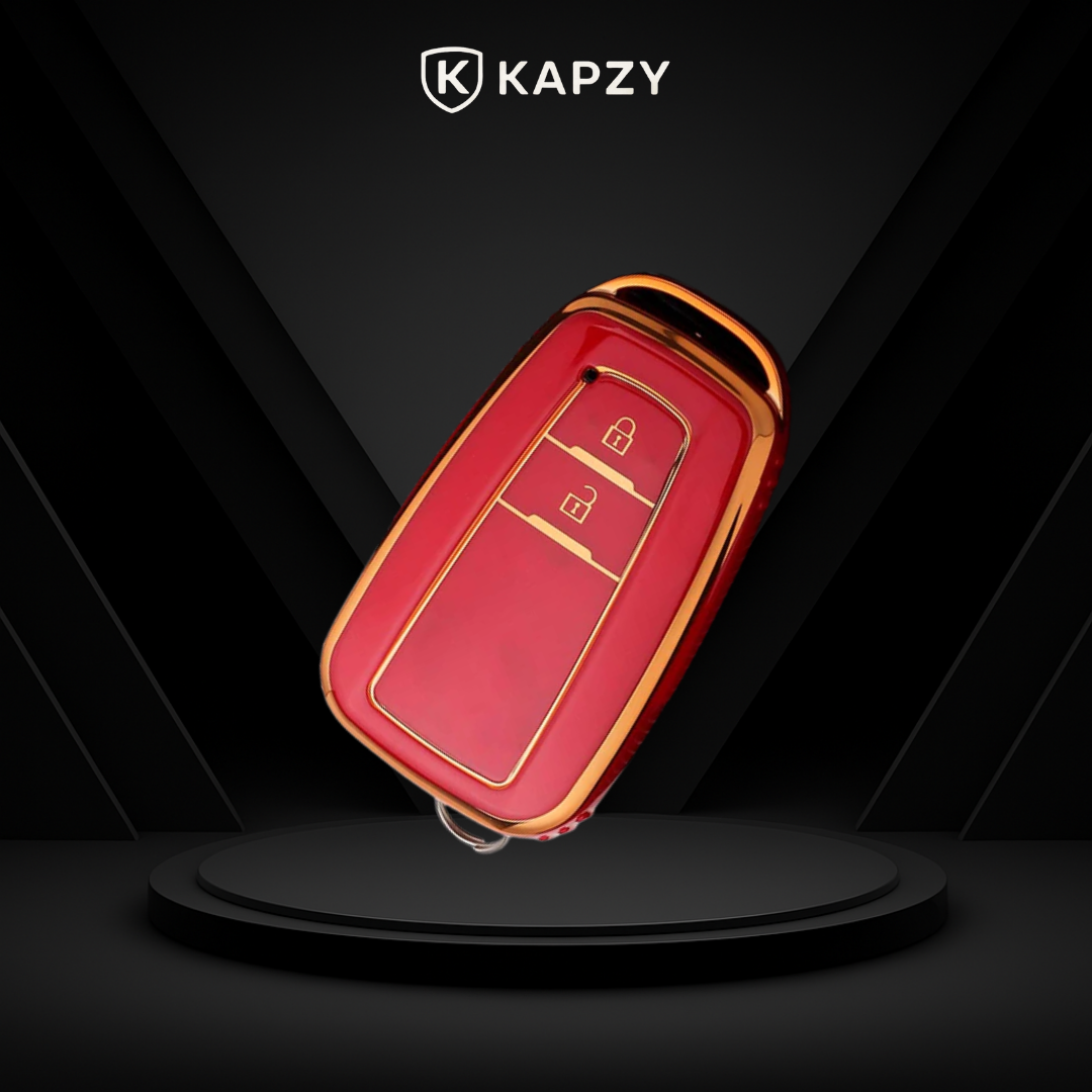 Case for Toyota Prius, Camry, Corolla, RAV4, Etios, Yaris, Hillux, Sw4 (2 Buttons)- Kapzy