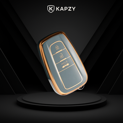 Case for Toyota Prius, Camry, Corolla, RAV4, Etios, Yaris, Hillux, Sw4 (3 Buttons)- Kapzy