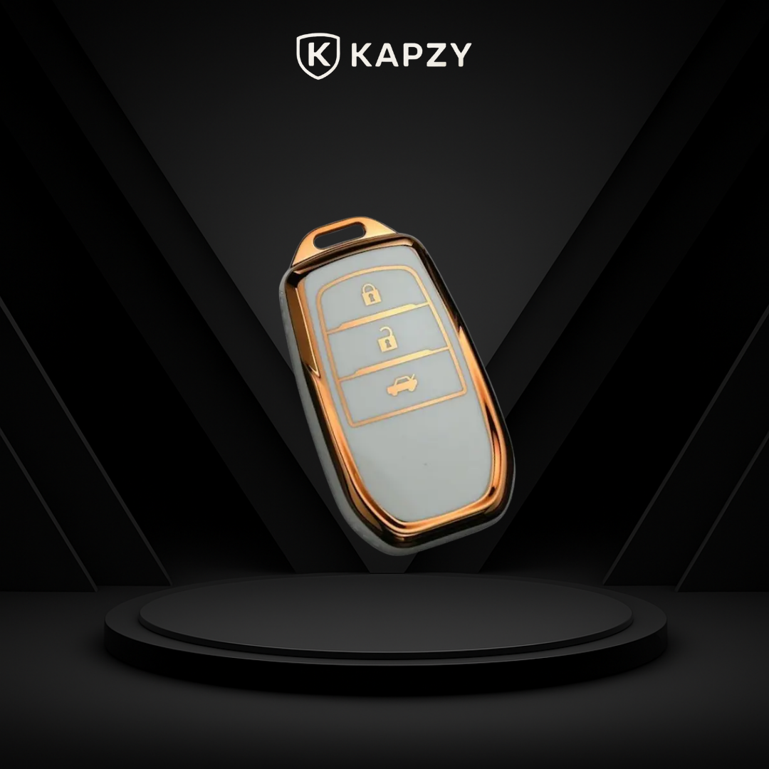 Case for Toyota Hilux, Land Cruiser 200, Camry, Corolla, RAV4, SW4, 3 Buttons - Kapzy