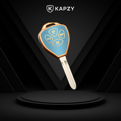 Case for Toyota Corolla, Camry, RAV4, Yaris, Etios, Hillux (4 Buttons) - Kapzy