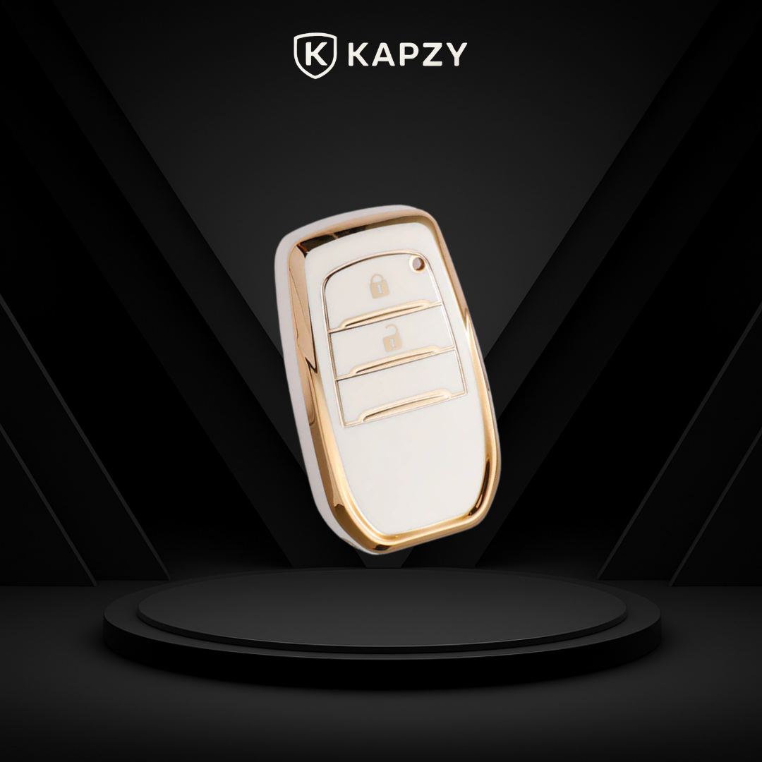 Case for Toyota Hilux, Land Cruiser 200, Camry, Corolla, RAV4, SW4, 2 Buttons - Kapzy