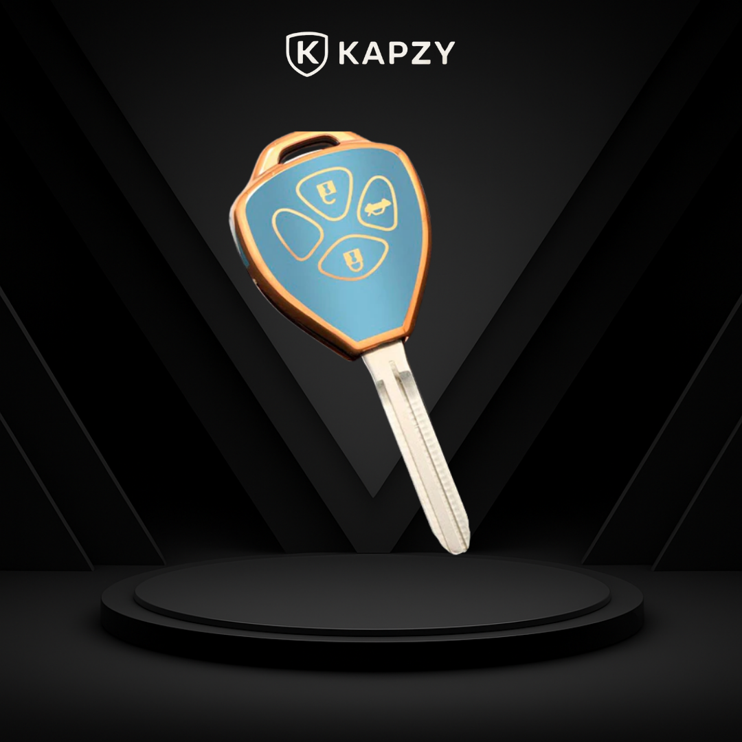 Case for Toyota Corolla, Camry, RAV4, Yaris, Etios, Hillux (3 Buttons) - Kapzy