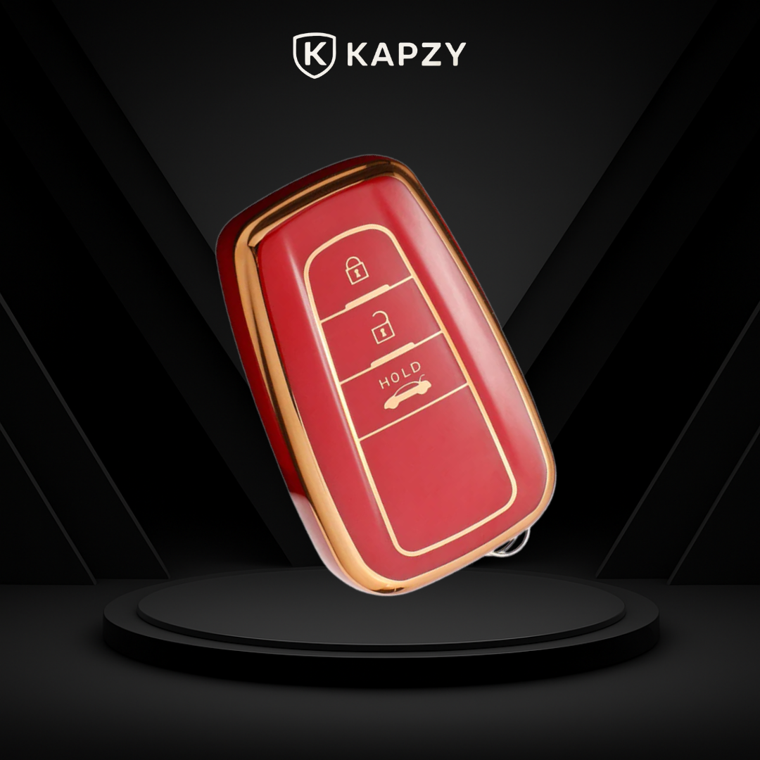 Case for Toyota Prius, Camry, Corolla, RAV4, Etios, Yaris, Hillux, Sw4 (3 Buttons)- Kapzy