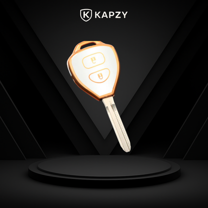 Case for Toyota Corolla, Camry, RAV4, Yaris, Etios, Hillux (2 Buttons)  - Kapzy