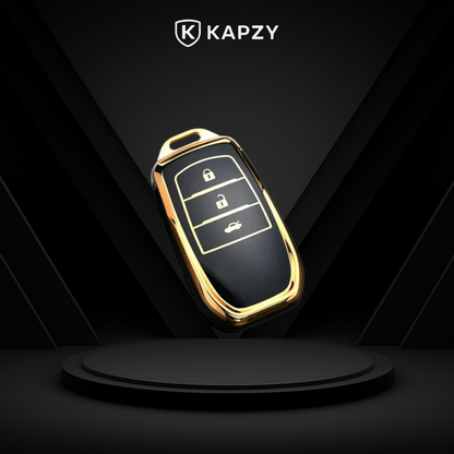 Case for Toyota Hilux, Land Cruiser 200, Camry, Corolla, RAV4, SW4, 3 Buttons - Kapzy