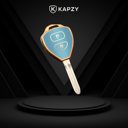 Case for Toyota Corolla, Camry, RAV4, Yaris, Etios, Hillux (2 Buttons)  - Kapzy
