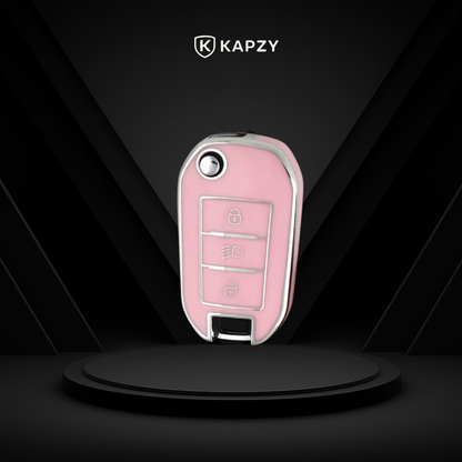 Case for Peugeot 208, 3008, 308, 508, 408, 2008, 307, 4008 (Light Button) - Kapzy