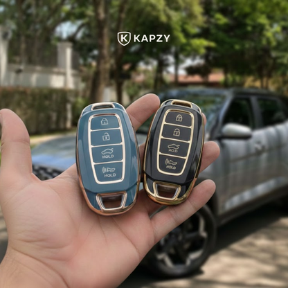 Case for Hyundai Elantra Sonata Creta i30 ix35 4 Buttons - Kapzy