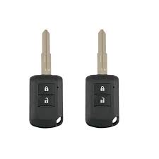 Case for Mitsubishi Outlander, Lancer, Triton, ASX, Pajero 2 Buttons - Kapzy