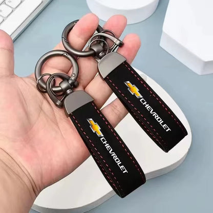 Brand Suede Keychain – Kapzy
