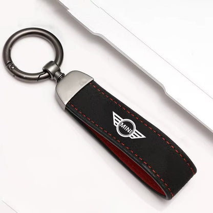 Brand Suede Keychain – Kapzy