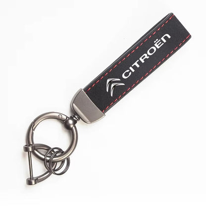 Brand Suede Keychain – Kapzy