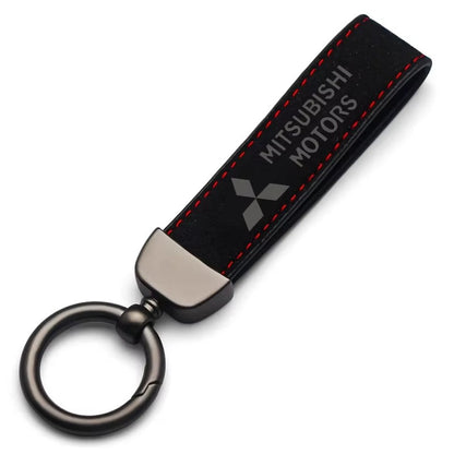 Brand Suede Keychain – Kapzy