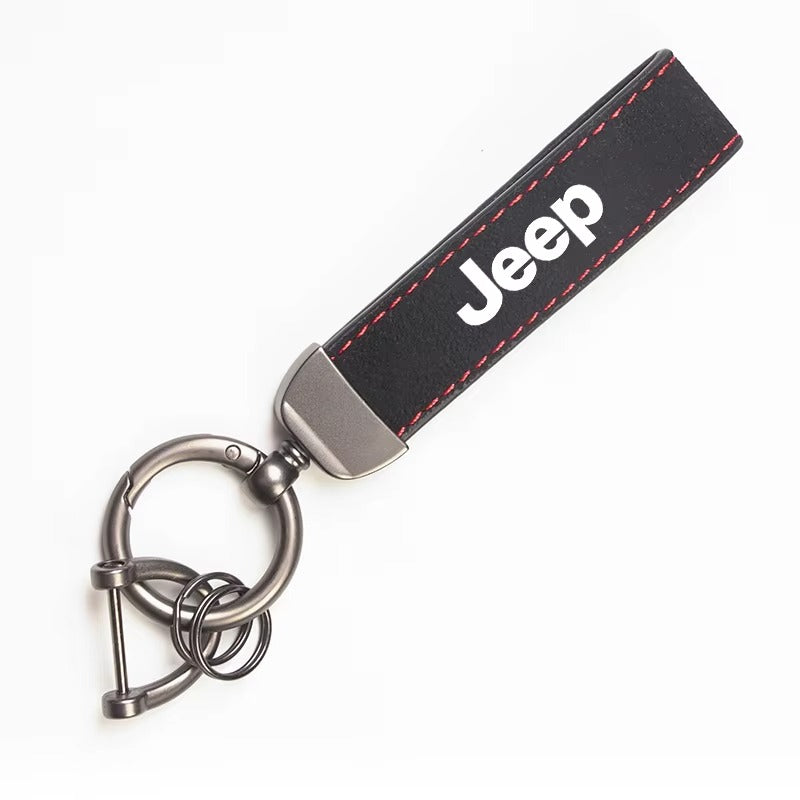 Brand Suede Keychain – Kapzy