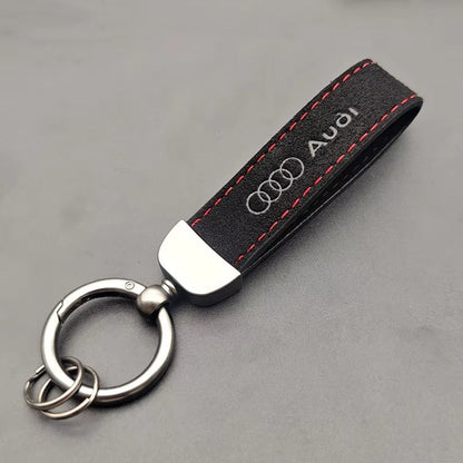 Brand Suede Keychain – Kapzy