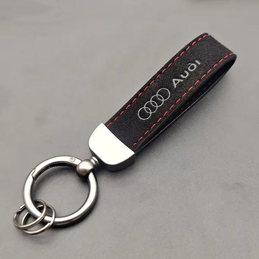Brand Suede Keychain – Kapzy