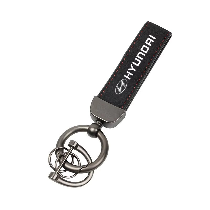 Brand Suede Keychain – Kapzy